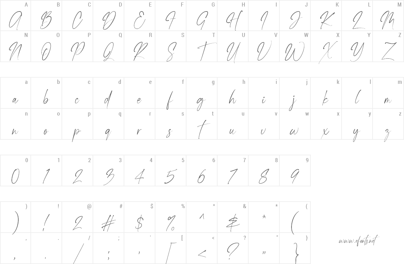 Font Bangli Kintamani Signature preview